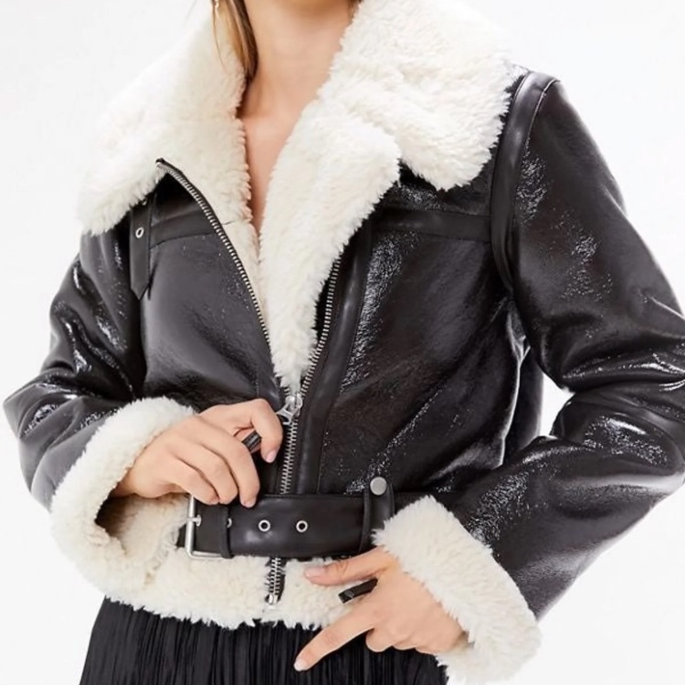 Women’s UO Cropped Aviator Jacket